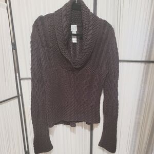 CITY DKNY Shawl Knit Sweater